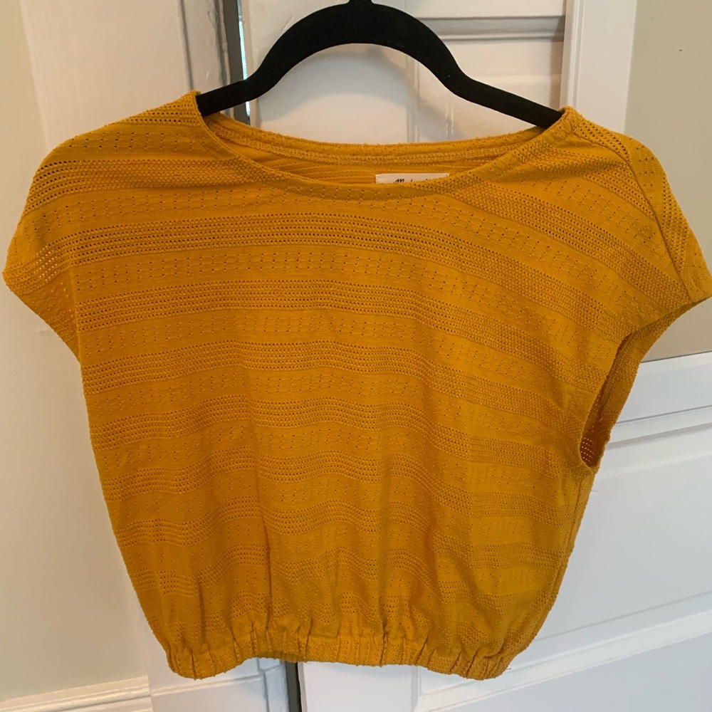 Madewell Mustard Yellow Top!